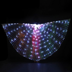Ailes lumineuses à LED pour enfants pour performance de danse Ailes de danse du ventre avec lumières LED illuminées Party Show Isis Wings - Product Image 2