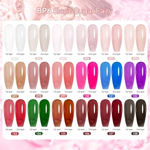 Esmalte de <span class=keywords><strong>Uñas</strong></span> en Gel Natural Transparente de la Serie TERRA de BORN PRETTY, 18 Tonos, 10 ml, Sin TPO ni HEMA, Rosa Nude Translúcido, Gel UV - Product Image 2