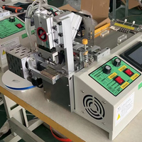 Machine de découpe à chaud à bord automatique pour lacets, ruban, bande, ceinture, fermeture éclair, tuyau, sangle en nylon, bande textile