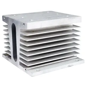 F type heatsink heat radiator for single phase and three phases SSR solid state relay alu cooler heat sink