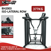 Máquina de Remo Iso-Lateral de Nuevo Estilo, Equipo de Gimnasio Comercial para Entrenamiento de Fuerza