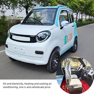 Esportazione piccola nuova energia Automobile 2 porte 10 ''pneumatici 4 ruote auto elettrica 60v 1000W per adulti chiuso veicolo elettrico 60 km/<span class=keywords><strong>h</strong></span> - Product Image 2