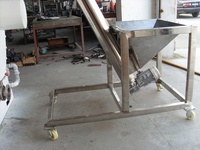 Machine d'alimentation à vis pour poudre de sucre 2000 kg/h avec garantie d'un an, système de convoyage à vis pour poudre de cacao