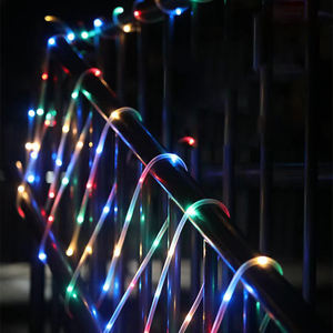 LED su geçirmez boru halat peri işık güneş plastik hortum işık 12M/22M LED bahçe Yard ağacı dekorasyon dekor led ışık - Product Image 4