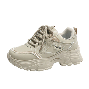 Chaussures de sport décontractées pour femmes, nouvelle mode, confortables, antidérapantes, pour la course et la marche, à lacets, automne/printemps, vente en gros - Product Image 1