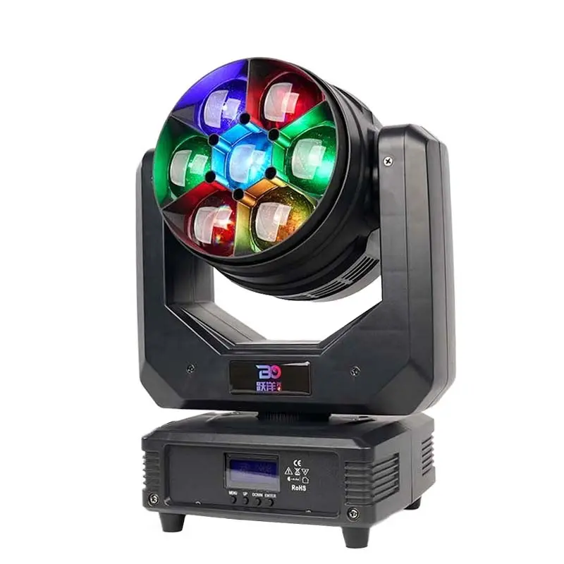 RGBW Zoom Pixel Control Mini Beam 7x40W LED Wash Cabeza móvil con zoom