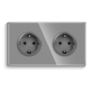 Touchmi Nouveau Design Rond Style 16A Allemagne Prise avec Mur en Verre Prise Standard UE pour Usage Domestique - Product Image 5