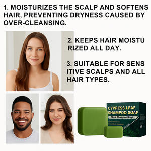 Champú Reparador Nutritivo Ce Bai Ye 120g, Jabón para Uso Diario, Cabello y Cuero Cabelludo Secos y Encrespados - Product Image 3