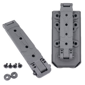 Polymer Waist Belt Clip System Multi Hole Design Universal Mount Outdoor Camping Tool Organizer Accessory With <b>Screws</b> Hardware K - Product Image 4