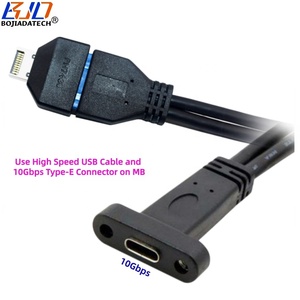 공장 직판 USB 3.2 19핀 20핀 암 소켓 - 메인보드 타입-E 헤더 어댑터 카드 5Gbps 10Gbps 재고 있음 - Product Image 5