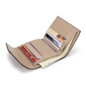 Andong Genuine Cow Leather Short <b>Wallet</b> <b>Womens</b> Purse Korean Fashion Contrast Color Lady <b>Card</b> Holder <b>Women</b> Coin Purses Bag - Product Image 6