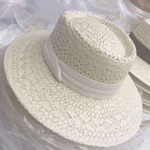 Fashion Elegant Wide Brim Women Unisex Beach <b>Hats</b> Summer Wholesale Flat Top Luxury <b>Straw</b> <b>Hat</b> - Product Image 6