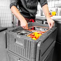 Glacière isotherme pliable 40L 32A étanche en EPP/EPS, personnalisable en usine, OEM/ODM, pour la chaîne du froid et le stockage alimentaire en extérieur