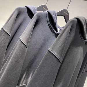 Yingling venta al por mayor 420g 100% algodón francés Terry hombres Vintage ácido lavado tendencia gradiente sudaderas con capucha de gran tamaño - Product Image 3