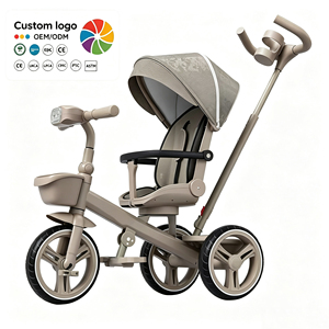<span class=keywords><strong>Triciclo</strong></span> Infantil Personalizado de Fábrica con 3 Ruedas, <span class=keywords><strong>Asiento</strong></span> Giratorio 360° <span class=keywords><strong>Reclinable</strong></span>, Manillar de Empuje para Niños de 1 a 6 Años - Product Image 1
