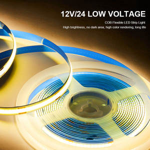 Chuyên nghiệp lớp COB dẫn ánh sáng băng cao cri90 + liền mạch Glow 12V 24V điện áp an toàn cho tủ hiển thị chiếu sáng - Product Image 3