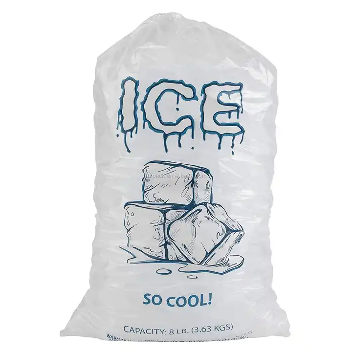disposable medical plastic ice cube bag