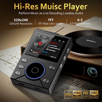 Lecteur MP3 audio haute fidélité 2,4 pouces, directement de l'usine, DSD256, musique sans perte, prise en charge BT 5.3, carte TF 128 Go, lecteur audio numérique portable