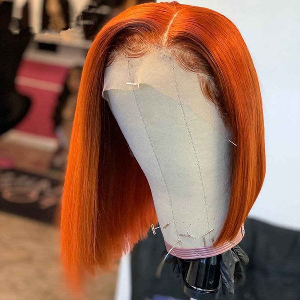 13x4 dentelle transparente orange