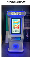 Distributeur automatique de pièces commémoratives, de médailles de musée et d'autocollants de réfrigérateur, avec écran tactile IA et paiement par carte à glissière