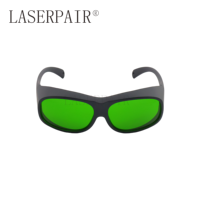Lunettes de sécurité laser dentaires en polycarbonate bleues/rouges/NIR, certifiées CE pour 450nm 650nm 660nm 808nm 980nm 1064nm