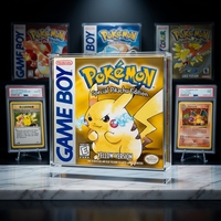 Boîte de présentation en acrylique moderne personnalisée avec couvercle coulissant pour la série Nintendo Game Boy, protection haut de gamme pour console de jeu