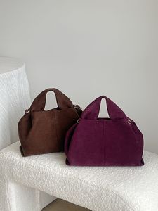 <span class=keywords><strong>Sac</strong></span> à main Boston XRZ 2026 en daim souple French Polene, couleur baie, vegan, petit <span class=keywords><strong>sac</strong></span> à bandoulière en cuir, modèle Numero Neuf, collection automne - Product Image 5