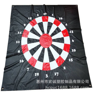 <b>Inflatable</b> <b>Game</b> Mat PVC Rectangle Black Custom Made For Outdoor Commercial Use - Product Image 4