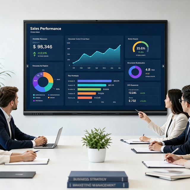 Interactive Boards 55-110 Inch 4K Custom Smart Whiteboard Interactive Flat Panel All-in-One Company Conference for Meeting Room
