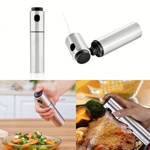   Bouteille pulvérisateur d'huile d'olive en acier inoxydable personnalisée de 100 ml pour la cuisine - Product Image 5
