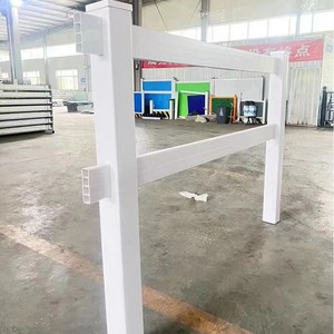 Valla <span class=keywords><strong>para</strong></span> Caballos de PVC de Borde Liso - 6 Pies de Altura, Sin Esquinas Afiladas, Segura <span class=keywords><strong>para</strong></span> Equinos de Pastoreo, <span class=keywords><strong>para</strong></span> Uso en Ranchos y Obras de Construcción - Product Image 3