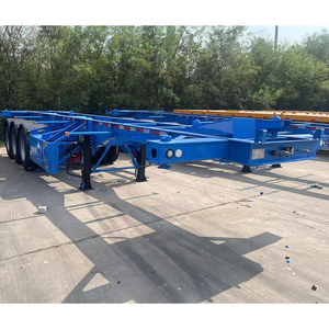 Semirremolque de Plataforma Plana de Plástico Azul Fengniao, Carga Útil Máxima de 25001-30000 kg, Plataforma de Transporte de Alta Resistencia 12.5x2.5x1.5m - Product Image 3