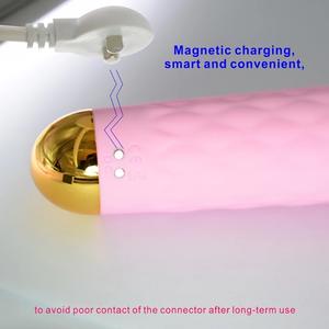 Vibrador <span class=keywords><strong>de</strong></span> Varita con Doble Carga Magnética para Punto G, Impermeable, Estimulador <span class=keywords><strong>de</strong></span> Clítoris, Masajeador, Juguetes Sexuales para Parejas Adultas - Product Image 5