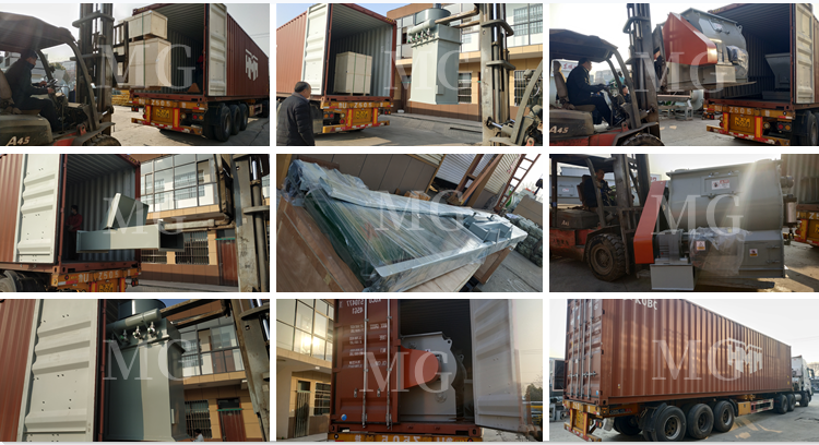 6-8T/H Semi Automatic Premix Dry Mortar Production Line Putty Making Machine