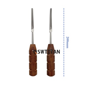 VKTIMALL Lima de hueso con mango de madera, instrumento de cirugía ortopédica de acero inoxidable para mascotas - Product Image 6