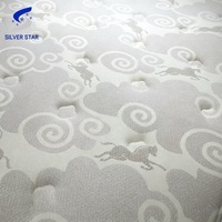 Tissu matelassé tricoté extensible et respirant au design moderne et populaire pour matelas