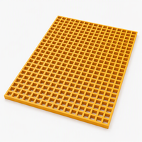 Grille en PRV sur mesure découpée sur mesure, panneaux de grille en fibre de verre GRP 1x4m 1x3m 1.22x2.44m pour passerelle et plateforme