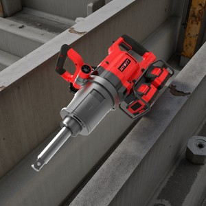 Clé à chocs sans fil en acier inoxydable à moteur sans balais 20V X 2 2500N.m Couple maximal 1 pouce Broche 0-1200 tr/min Couple à 4 vitesses - Product Image 2