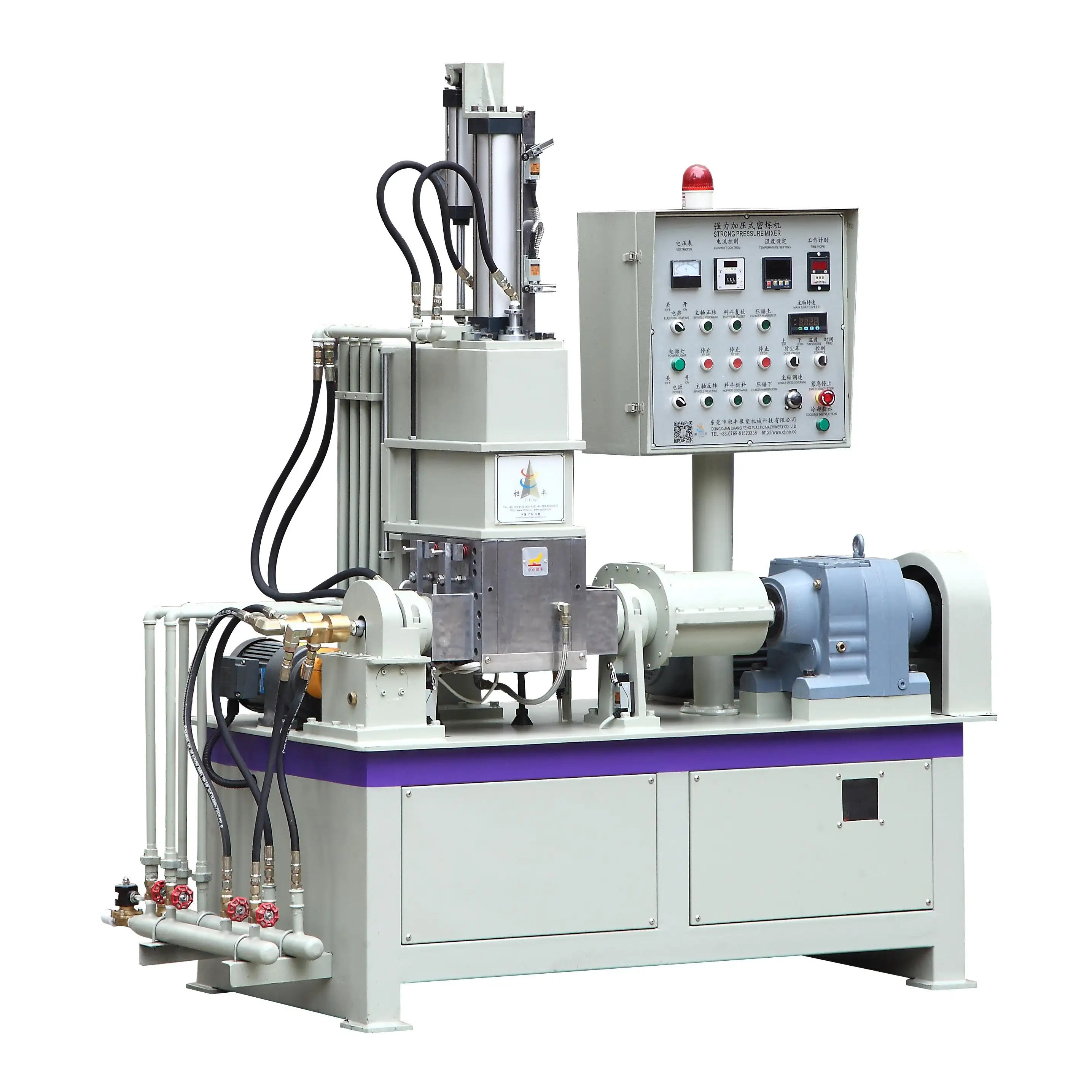 CF-1/2/3L Lab Rubber Dispersion Kneader High Precision Internal Mixer With CE Certification