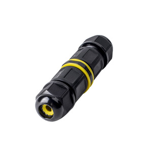 ขั้วต่อกันน้ำ M16 2P 3P ปลั๊กไฟภายนอกอาคาร ไนลอนแบบตรง - Product Image 3