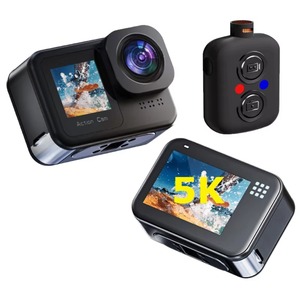 กล้องแอคชั่นกันน้ำ5K คุณภาพสูง40MP WiFi BT มุมกว้างสำหรับกีฬากลางแจ้ง vlogging - Product Image 1