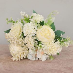 7 Head Rose <b>Artificial</b> Flowers Wholesale High Quality Environmental Friendly Four Seasons Bridal <b>Bouquet</b> Mother's Day Christmas - Product Image 5