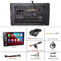 RK3326 Universel 9/10 pouces 4 cœurs Version WIFI 1+32/2+32 Go Lecteur DVD sans fil Carplay 2 Din Radio Android FM BT GPS Écran de voiture