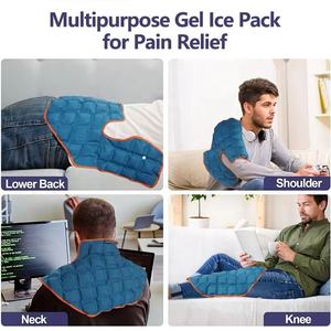 FarmaSino nouvel ensemble de combinaison pour le soulagement de la migraine chapeau de mal de tête réutilisable masque de glace <span class=keywords><strong>Gel</strong></span> compresse froide enveloppement de tête et bonnet de cou - Product Image 5