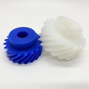 Ingranaggio di plastica cilindrico conico a ruota ovale conico elicoidale in Nylon personalizzato produttori Oem