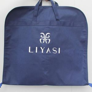 Heavy Duty Non-Woven <b>Clothes</b> Storage Bag Garment Dust <b>Cover</b> Custom Print for Suits Dresses Wardrobe - Product Image 2
