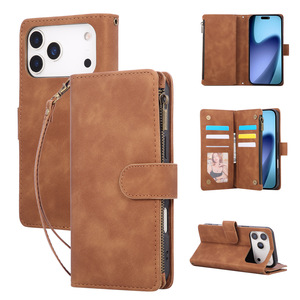 Custodia a Portafoglio Stile <span class=keywords><strong>Dolce</strong></span> & <span class=keywords><strong>Gabbana</strong></span> per 17 <span class=keywords><strong>e</strong></span> 18 Pro Max in Pelle PU con Funzione Stand <span class=keywords><strong>e</strong></span> Porta Carte - Product Image 4