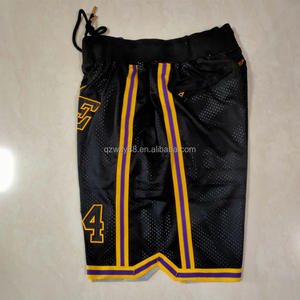 Short de Basketball Américain <span class=keywords><strong>d</strong></span>'<span class=keywords><strong>Été</strong></span> pour Hommes, Grande Taille, en Maille Respirante Brodé, Vente Chaude, Adapté aux Enfants - Product Image 3