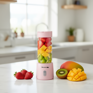 Blender portable Schigo avec bouteille en PC et moteur puissant pour la préparation de smoothies aux fruits - Product Image 2