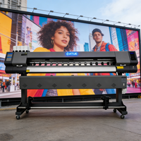 Nouvelle livraison directe d'usine, stable, 1,6 m 1,8 m, grand format, encre DTG éco-solvant, tête Epson, multicolore, garantie 1 an, tissu
